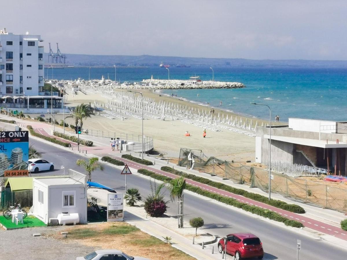 Sea-Esta Seaview Apartment, 200 Meters To The Beach Ларнака Екстер'єр фото
